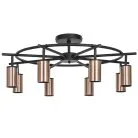 Потолочная люстра Lightstar LR718308 RULLO ЧЕРНЫЙ/МЕДЬ