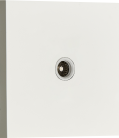 TV розетка (папа), белый, Donel DT301WH N96