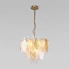 Подвесная люстра с фактурным стеклом Bogate's 369/8 a065314 Leaf