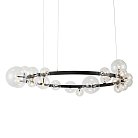 Люстра Delight Collection KM1294P-24 black/clear Art Deco Bubble