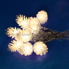 Гирлянда Uniel ULD-S0280-020/DTA WARM WHITE IP20 PINE CONES