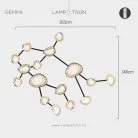 Бра EVIAN ZODIAC Модель Gemini (Близнецы) Lampatron 8417-23070