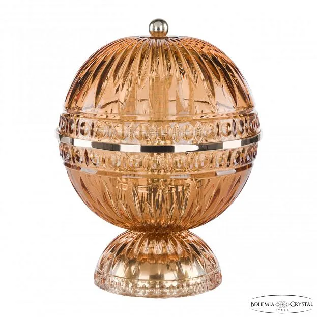 Настольная лампа Bohemia Ivele Crystal 5480L/17 G Amber/M-1G