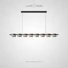 Реечный, рядный светильник JANICE LONG 8 плафонов. Нейтральный свет Lampatron 8564-23824