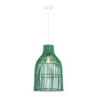 Светильник подвесной Белый/Зеленый E27 1*40W ST-Luce SL1513.503.01 CESTA