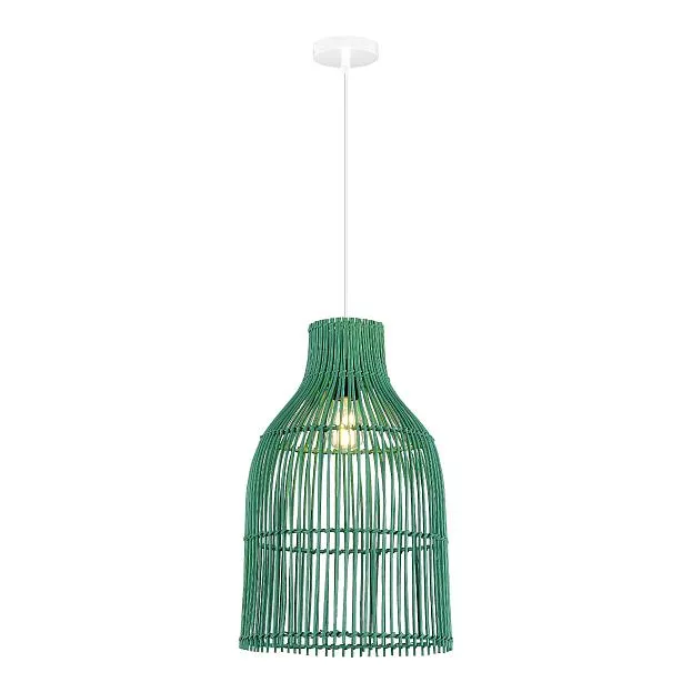 Светильник подвесной Белый/Зеленый E27 1*40W ST-Luce SL1513.503.01 CESTA Светильник подвесной Белый/Зеленый E27 1*40W ST-Luce SL1513.503.01 CESTA