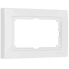 Рамка для двойной розетки Werkel W0082001 (белый, basic) a051304 Snabb