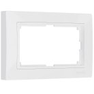 Рамка для двойной розетки Werkel W0082001 (белый, basic) a051304 Snabb