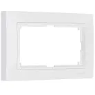 Рамка для двойной розетки Werkel W0082001 (белый, basic) a051304 Snabb