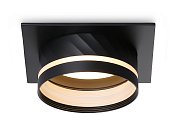 Светильник встраиваемый черный GX53 110*110*50 Ambrella light TN5222 BK