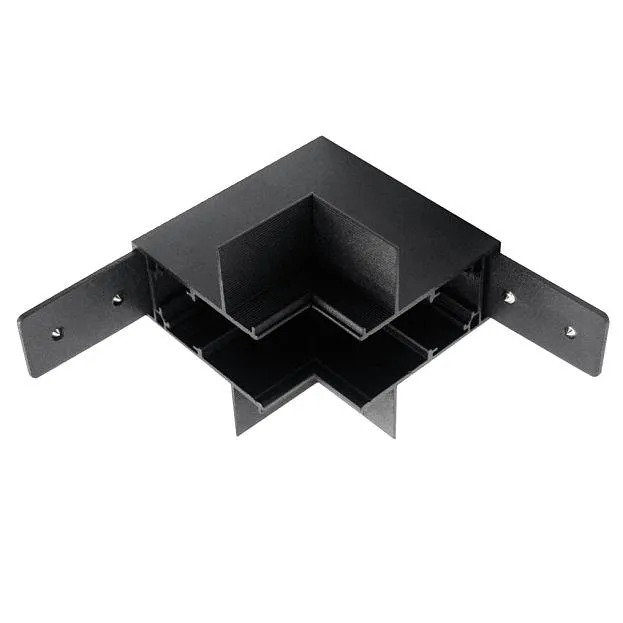 Соединитель вертикальный L-образный встраиваемый к 509227(P)/509237P ЧЕРНЫЙ Lightstar 509257P Uno Pro