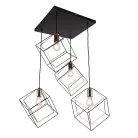 Подвесной светильник Imex MD.0830-4-P BK+FGD