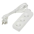 Розеточные блоки, удлинители Uniel S-CU3-2 WHITE Ultra