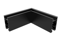 Соединитель для магнитного накладного шинопровода угловой Crystal Lux CLT 0.216 04 BL