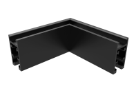 Соединитель для магнитного накладного шинопровода угловой Crystal Lux CLT 0.216 04 BL