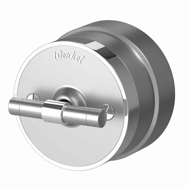 Выключатель на 4 положения двухклавишный Werkel W5822054 (серебро матовый/хром) a058781 Выключатель на 4 положения двухклавишный Werkel W5822054 (серебро матовый/хром) a058781