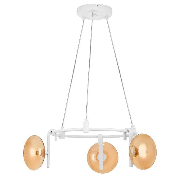 Люстра 3х6W(led) G9 БЕЛЫЙ/ЯНТАРЬ Lightstar 737136 Gamma G9