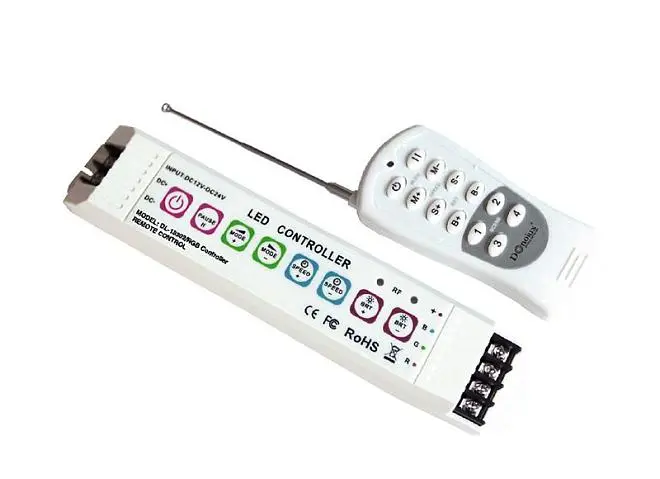 RGB контроллер с ПДУ для светодиодных лент Donolux DL-18302/RGB Controller RGB контроллер с ПДУ для светодиодных лент Donolux DL-18302/RGB Controller