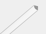 Комплект SWG SF-1616-WH, профиль угловой для однорядной ленты с экраном 2м, белый 00-00047183