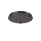 Основание Ideal Lux 285603 ROSONE STANDARD 3 LUCI NERO ROSONI