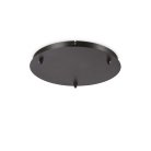 Основание Ideal Lux 285603 ROSONE STANDARD 3 LUCI NERO ROSONI