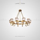 Кольцевые люстры и светильники AIRIN Модель В. 10 плафонов (кольцо). Lampatron 3476-8523