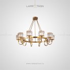 Кольцевые люстры и светильники AIRIN Модель В. 10 плафонов (кольцо). Lampatron 3476-8523