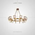 Кольцевые люстры и светильники AIRIN Модель В. 10 плафонов (кольцо). Lampatron 3476-8523