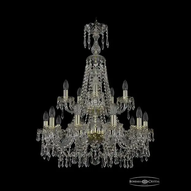 Люстра хрустальная Bohemia 1403/10+5/240/XL-92/2d G Люстра хрустальная Bohemia 1403/10+5/240/XL-92/2d G