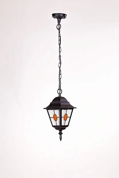 Уличный светильник подвесной Oasis Light 79905MlgY Bl QUADRO M lead GLASS