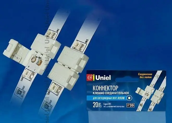 Клемма Uniel UTC-L-2/A20-NNN White 020 Polybag UTC
