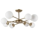 Потолочная люстра Arte Lamp A2703PL-8SG Marco