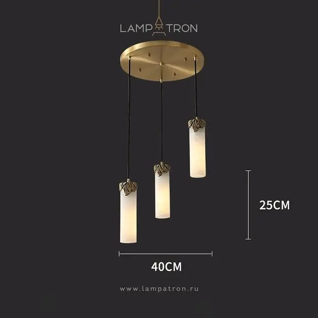 Подвесной светильник BARGO 3 плафона на диске Lampatron 8930-25270 Подвесной светильник BARGO 3 плафона на диске Lampatron 8930-25270