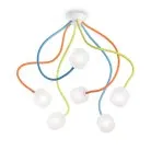 Потолочная люстра Ideal Lux 174976 OCTOPUS PL6 COLOR