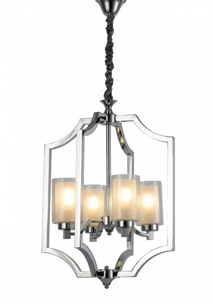 Подвесная люстра Lumina Deco LDP 1224-4 CHR Vigatto Подвесная люстра Lumina Deco LDP 1224-4 CHR Vigatto