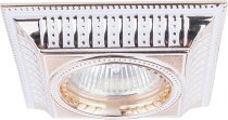 Встраиваемый светильник Donolux SN1582-White+Gold stripe серия SN1582