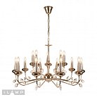 Подвесная люстра iLamp 1020-10+5 GD Dames