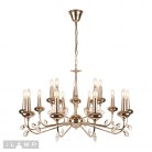 Подвесная люстра iLamp 1020-10+5 GD Dames
