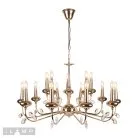 Подвесная люстра iLamp 1020-10+5 GD Dames