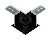Коннектор угловой для встраиваемого шинопровода Ambrella light GL1040