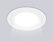 Встраиваемый светильник Ambrella light TN6601 WH белый IP44 GX53 max 15W D110*23