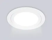 Встраиваемый светильник Ambrella light TN6601 WH белый IP44 GX53 max 15W D110*23