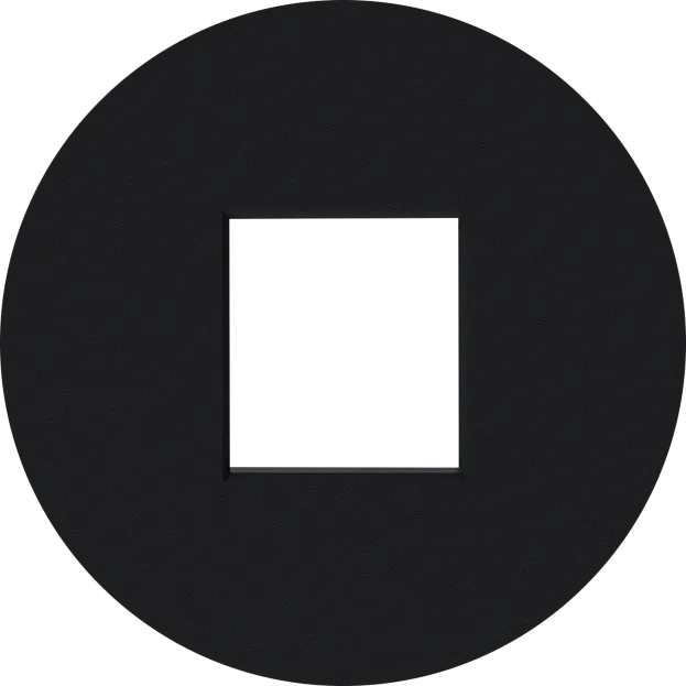 Накладка 1-я для розеток RJ45,TV,SAT,HDMI, матовый карбон, Donel DO85930 D16