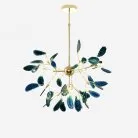 Люстра AGATE 20 ламп. Синие оттенки. Lampatron 1193-6386