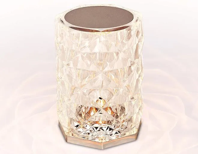 Настольная светодиодная лампа с сенсорным выключателем и встроенной аккумуляторной батареей Ambrella light DE8011