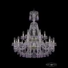 Люстра хрустальная Bohemia 1410/12+6/300/XL-95/2d G V7010