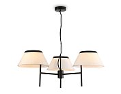 Подвесная люстра с абажурами Ambrella light LH72451/3 BK/WH 
