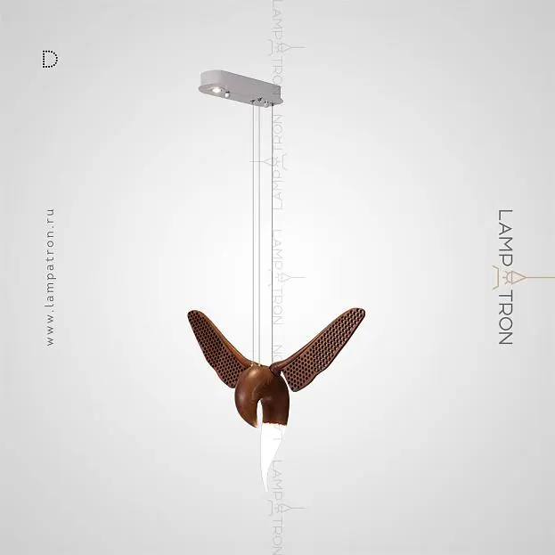 Подвесной светильник HANSY Размер D. Цвет Темное Дерево Lampatron 3577-8794 Подвесной светильник HANSY Размер D. Цвет Темное Дерево Lampatron 3577-8794