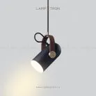 Подвесной светильник BULLET WOOD Цвет черный. Lampatron bullet-wood-black 2568-5990