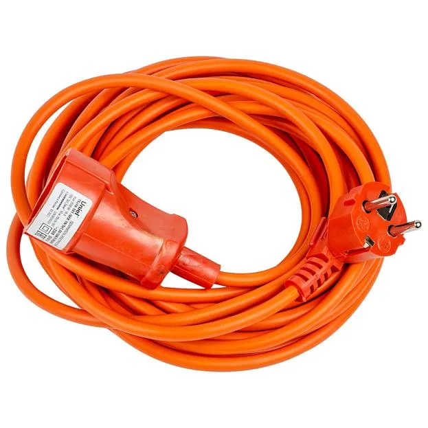 Розеточные блоки, удлинители Uniel YXз16-101 /UCK-1N/3x1,50/10M/O ORANGE Садовые в бухте